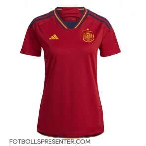 Spanien Hemma Matchtröja Dam VM 2022 Kortärmad